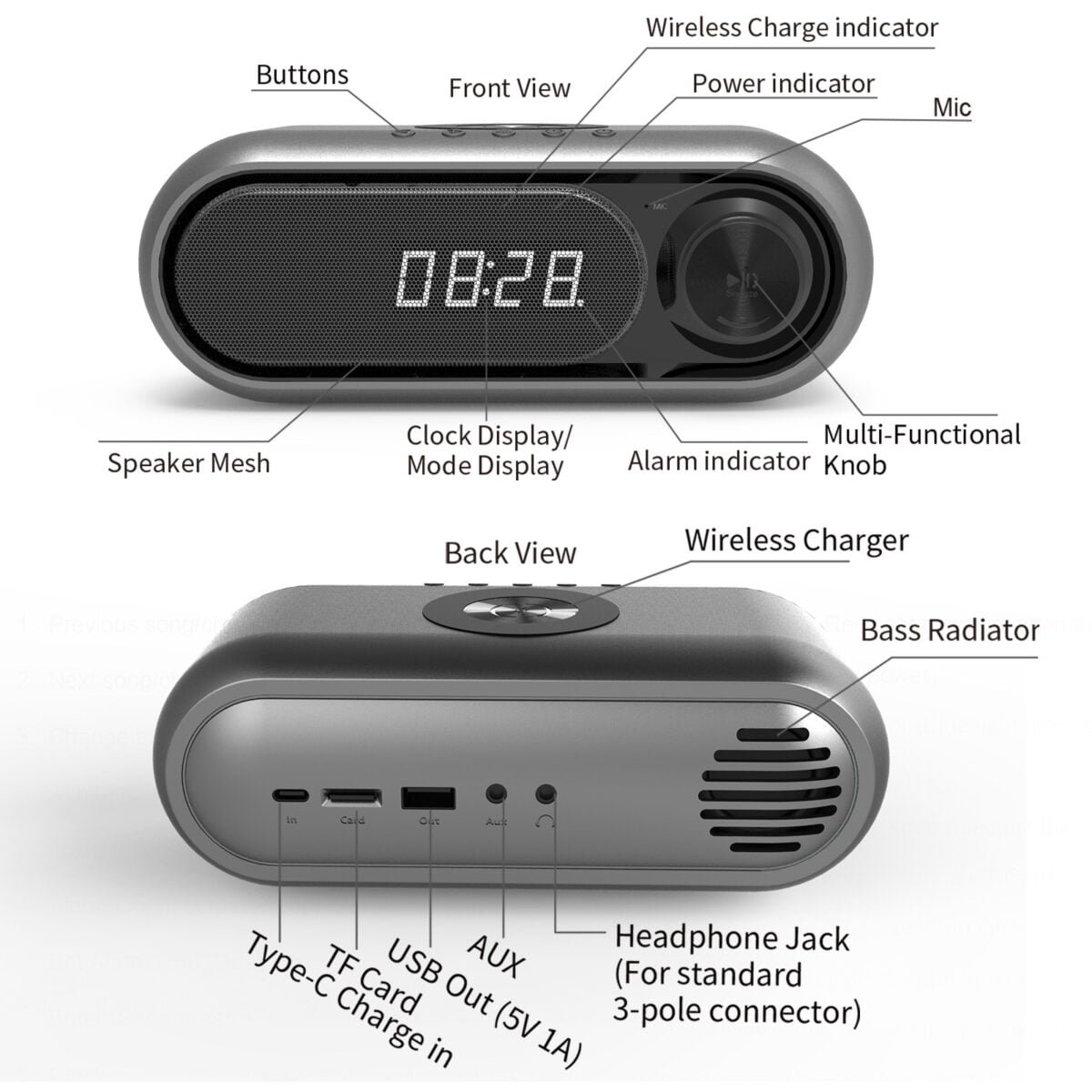 audio wireless phone charger 4