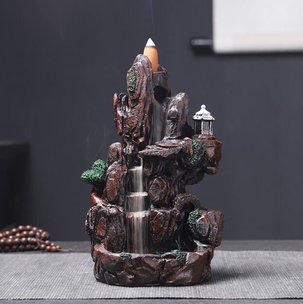 backflow incense resin aroma burner 9