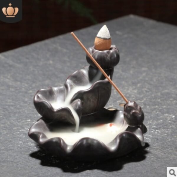 ceramic waterfall backflow incense burner 2