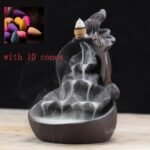 ceramic waterfall backflow incense burner 3