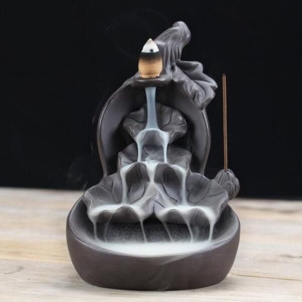 ceramic waterfall backflow incense burner 7