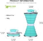 silicone foldable water bottle cup 14
