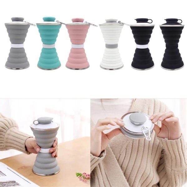 silicone foldable water bottle cup 15