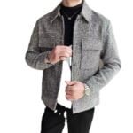 Men’s Woolen Casual Jacket - Image 2