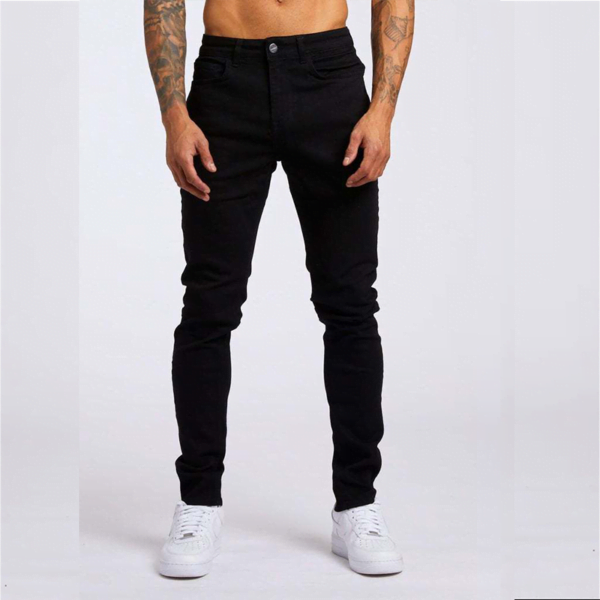 men’s high waist slim fit pants