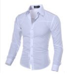 men’s long sleeved casual shirts