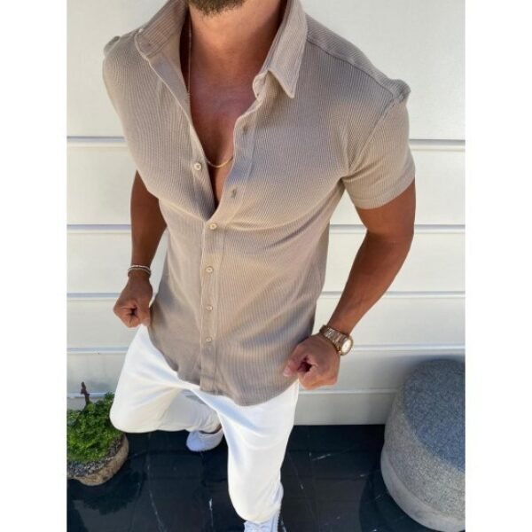 men’s plain cotton shirt