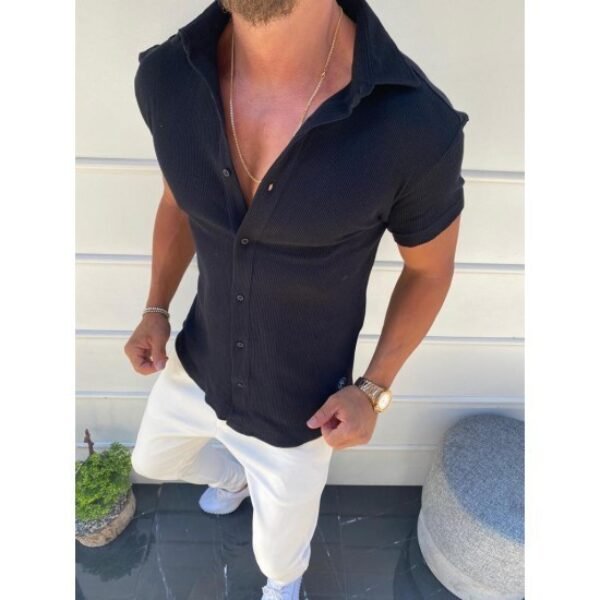 men’s plain cotton shirt