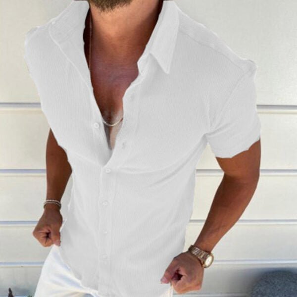 men’s plain cotton shirt