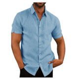 men’s solid summer shirts