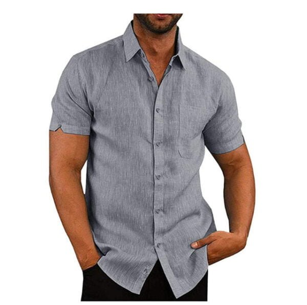 men’s solid summer shirts
