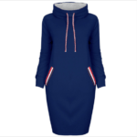 women’s plain hooded dress