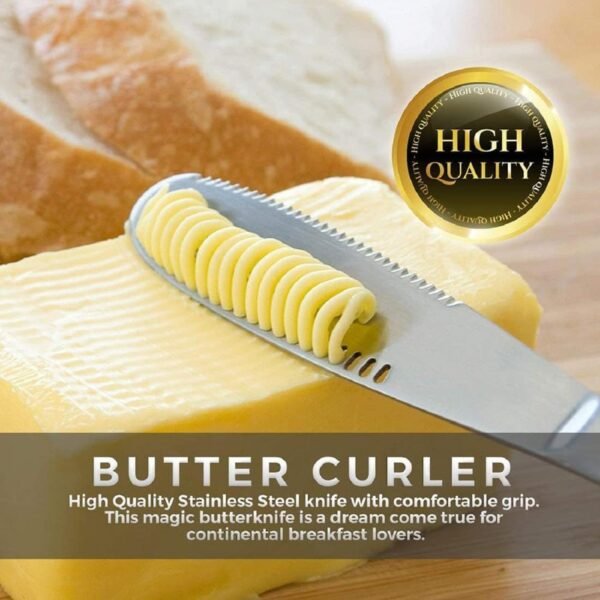 3 in 1 stainless steel butter spreader knife with handle