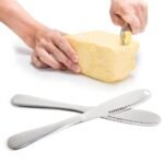 3 in 1 stainless steel butter spreader knife with handle
