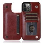 double buckle leather case