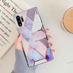 electroplated marble phone case