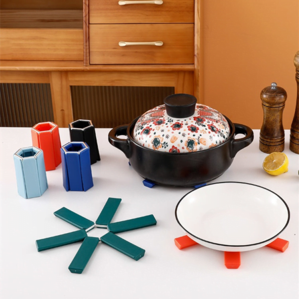 foldable round pot mat