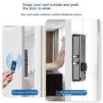 invisible door lock smart card swiping