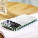 large window electroplated phone case