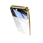 large window electroplated phone case