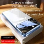 large window electroplated phone case
