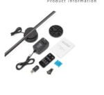 led holographic projector diy fan screen