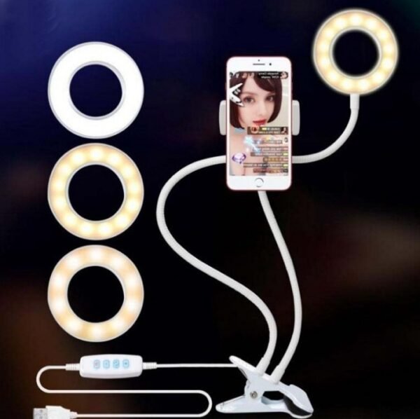 led selfie ring light stand