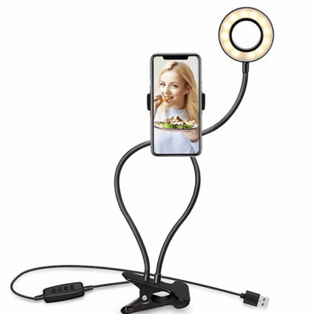 led selfie ring light stand