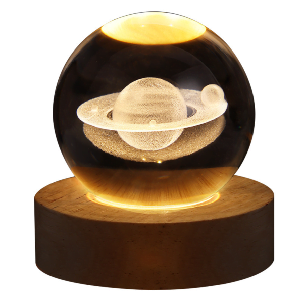 luminous crystal ball night lamp