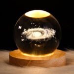 luminous crystal ball night lamp