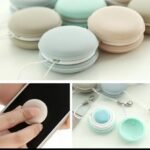 macaron screen cleaner keychain