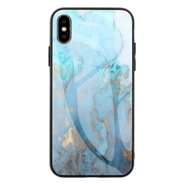 marbled glass shell s10 protective cover