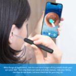 ne3 ear cleaner otoscope with camera + led light kit