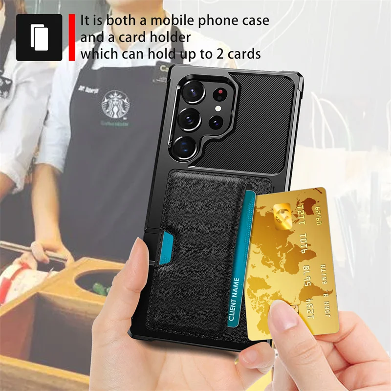 pure color card holder cover
