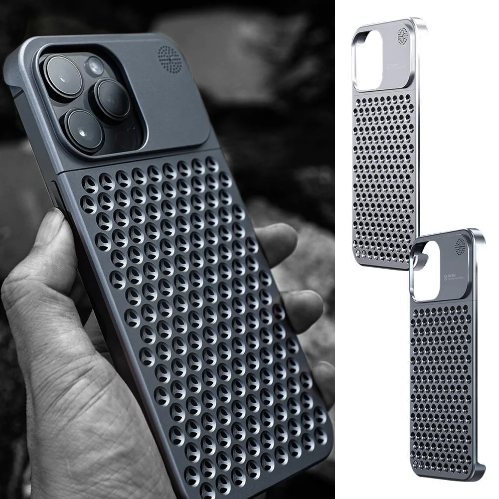 shockproof aluminum phone case