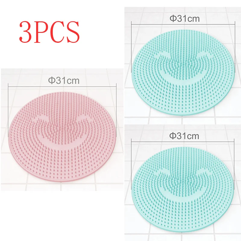 silicone bathroom anti slip massage pad