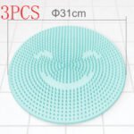 silicone bathroom anti slip massage pad