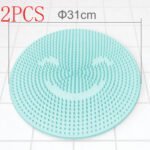 silicone bathroom anti slip massage pad