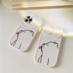 sliding window cartoon phone case