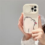 sliding window cartoon phone case