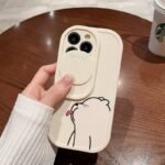 sliding window cartoon phone case