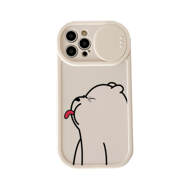 sliding window cartoon phone case
