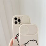 sliding window cartoon phone case