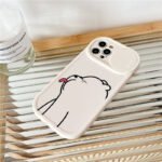 sliding window cartoon phone case