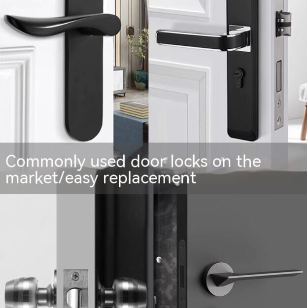 smart fingerprint lock for wooden doors
