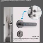 smart fingerprint lock for wooden doors