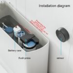 smart toilet automatic sensor flushing device