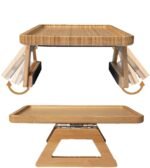 solid color wooden sofa tray