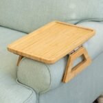 solid color wooden sofa tray