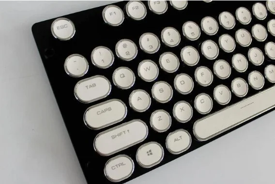 steampunk typewriter mechanical keyboard